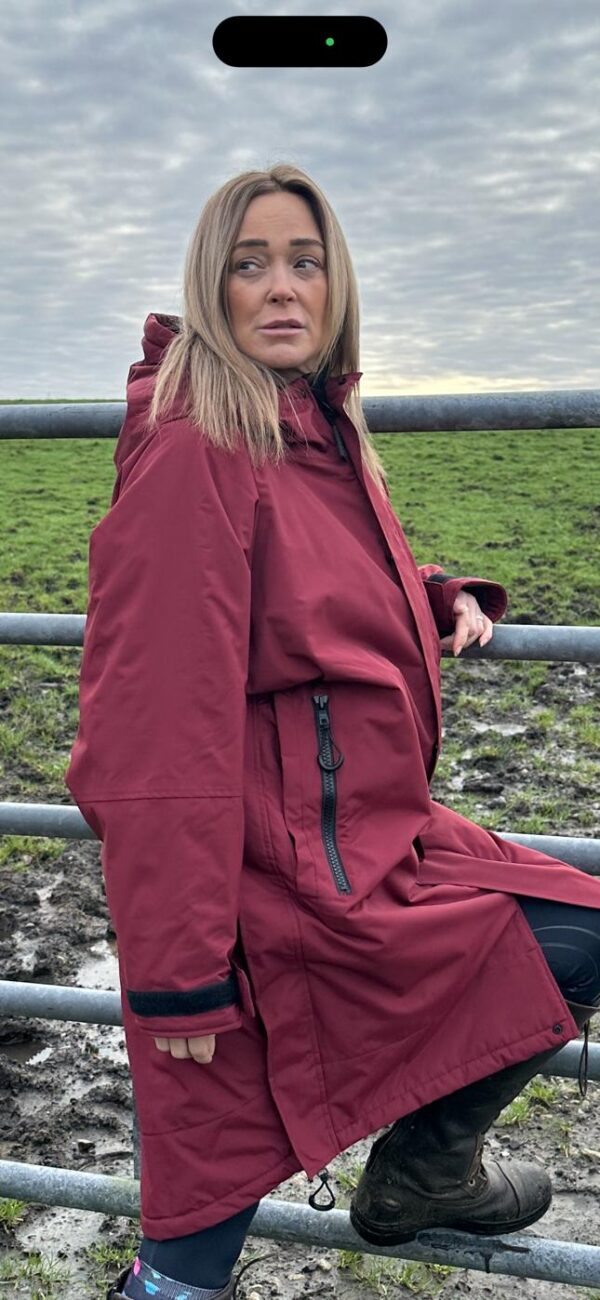 Equine Stay Dry Advanced Equestrian Waterproof Coat - Mulberry