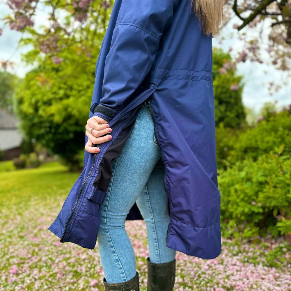 Equine Stay Dry Lite Equestrian Coat - Navy