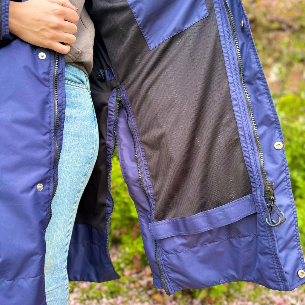 Equine Stay Dry Lite Equestrian Coat - Navy