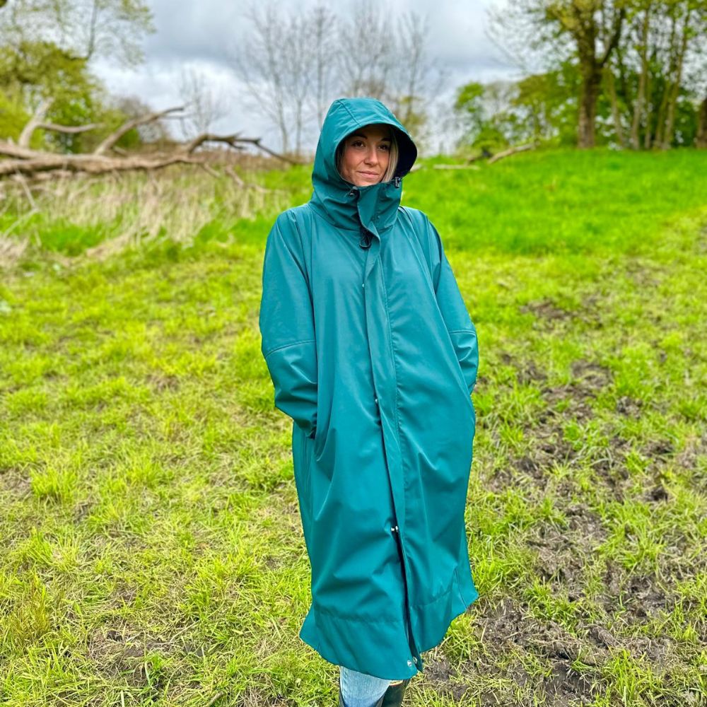 Equine Stay Dry Lite Equestrian Coat - Green