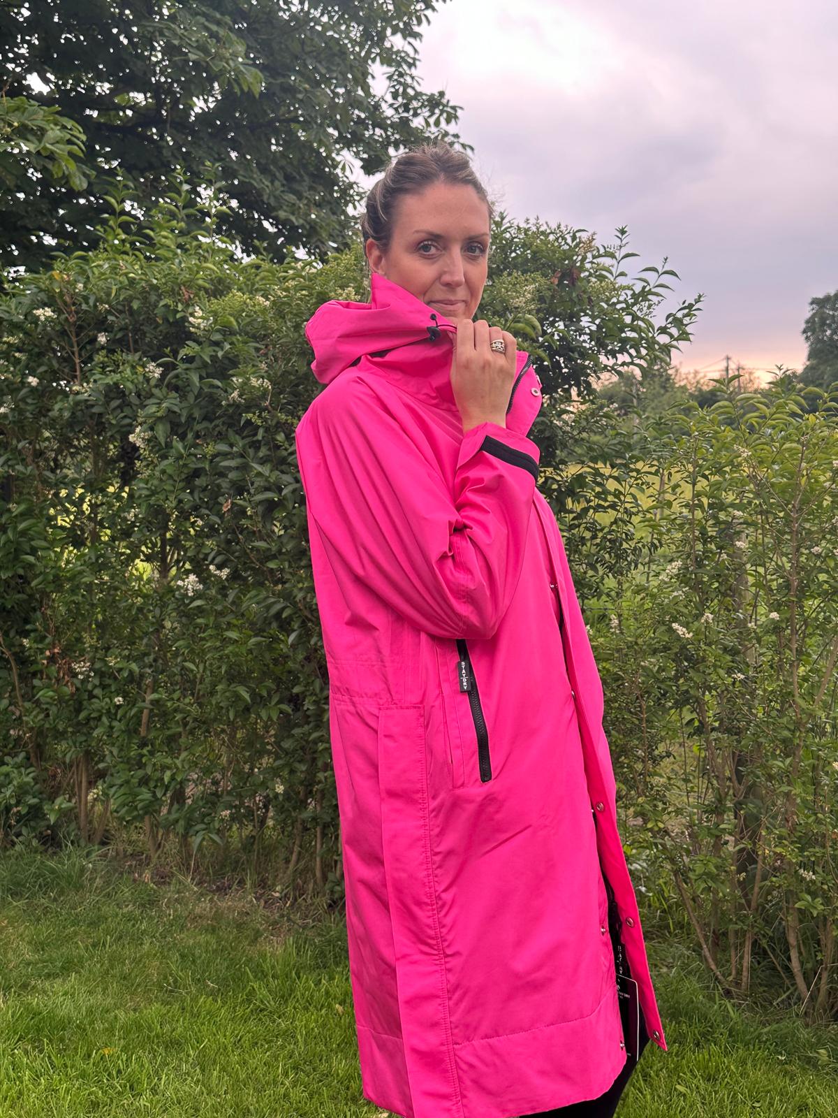 Equine Stay Dry Lite Equestrian Coat - Pink