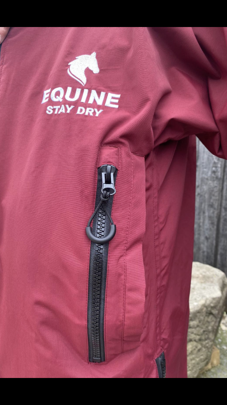 Equine Stay Dry Advanced Equestrian Waterproof Coat - Mulberry