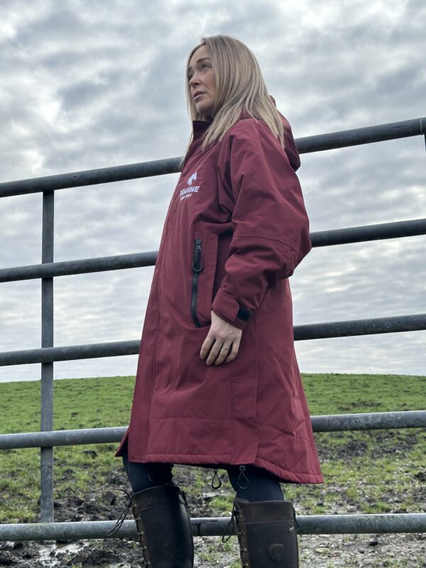 Equine Stay Dry Advanced Equestrian Waterproof Coat - Mulberry