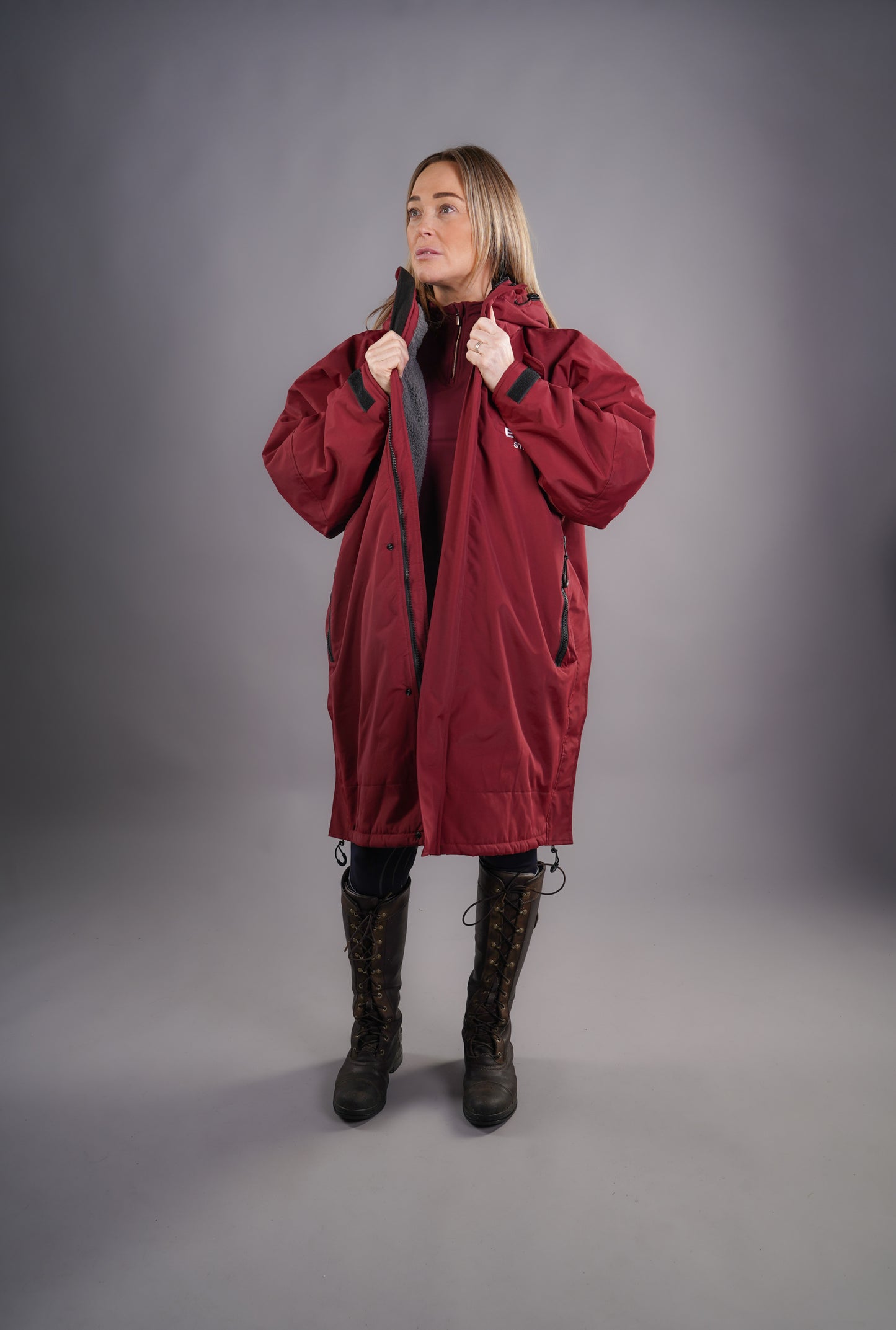 Equine Stay Dry Advanced Equestrian Waterproof Coat - Mulberry