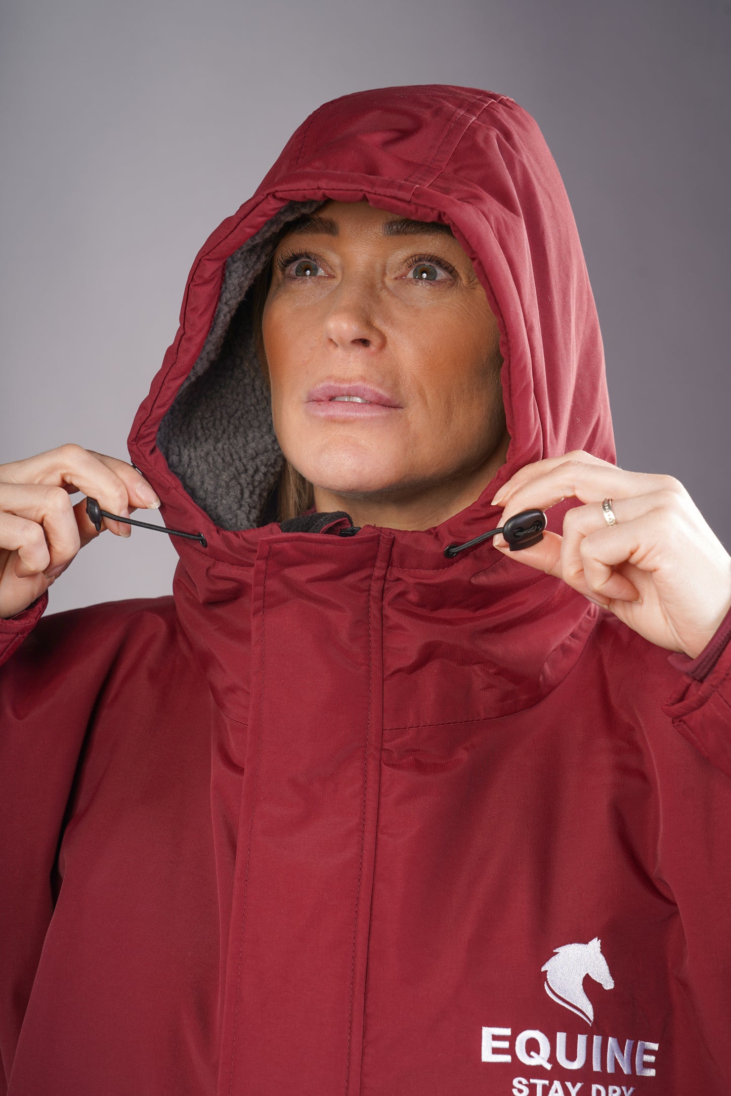 Equine Stay Dry Advanced Equestrian Waterproof Coat - Mulberry