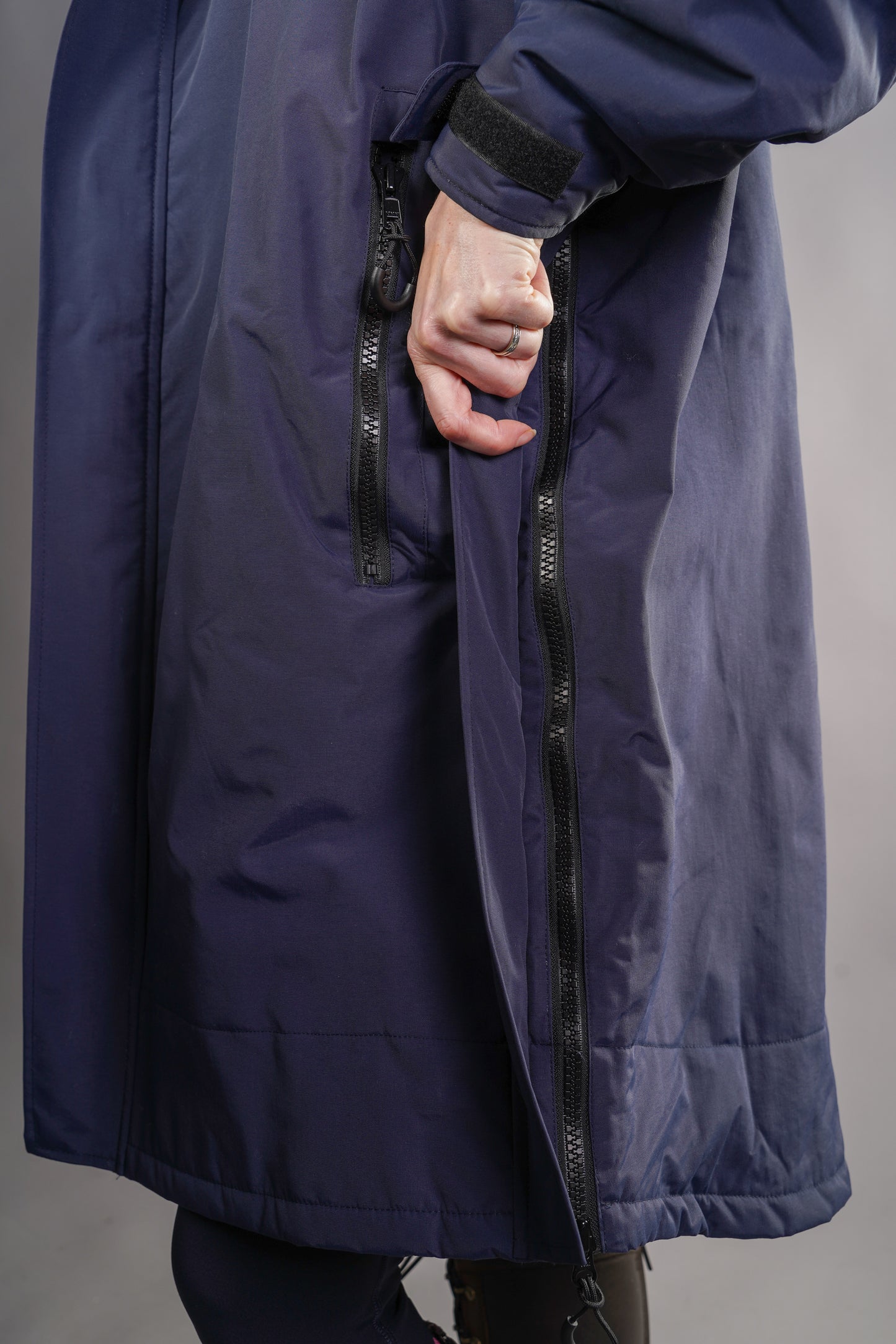 Equine Stay Dry Advanced Equestrian Waterproof Coat - Navy